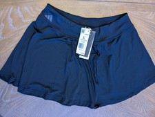 Adidas Women's Club Tennis Climacool Skirt, With Pockets Black Size Large KA8086