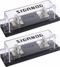 300 Amp ANL Fuse Holder 0/2/4 Gauge Fuse Block with 300A ANL Fuses for Car Audio