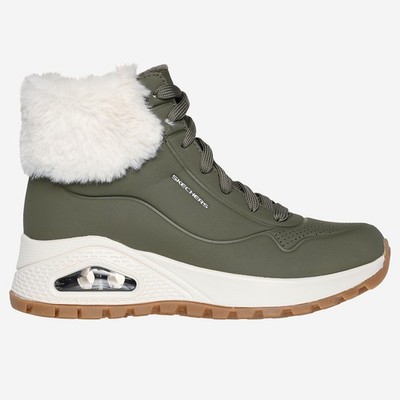 Skechers Damen - Boots UNO RUGGED - FALL AIR grün