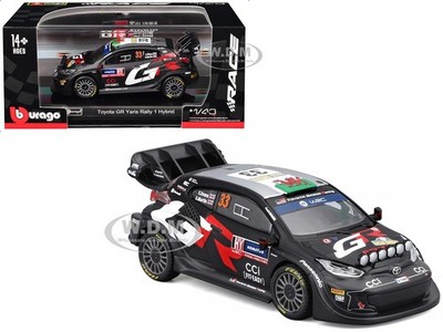 TOYOTA GR YARIS RALLY1 #33 ''WRC'' (2024) 1/43 DIECAST MODEL CAR BY BBURAGO 38316