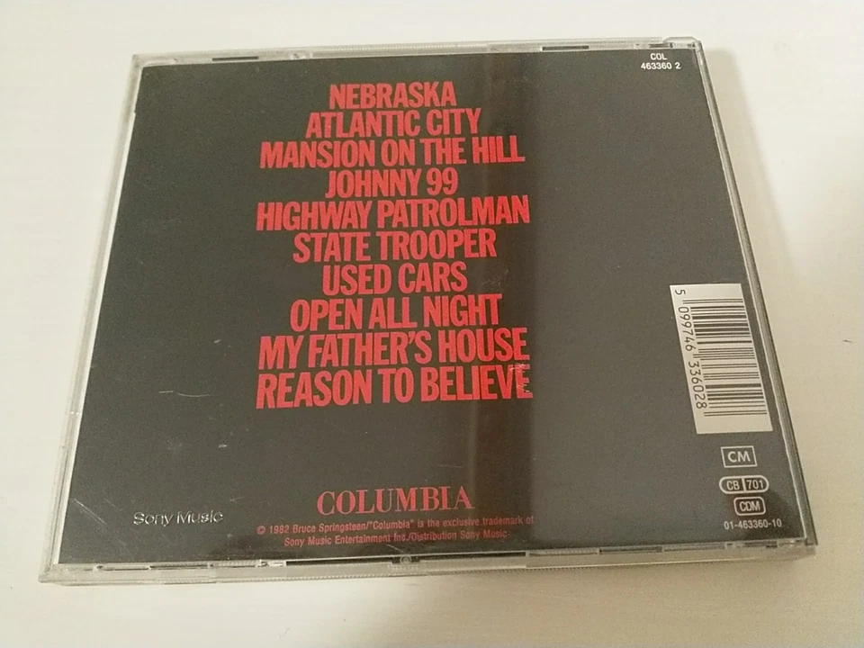 CD...Bruce Springsteen Nebraska.... Zustand Sehr Gut  - Bild 2 von 2