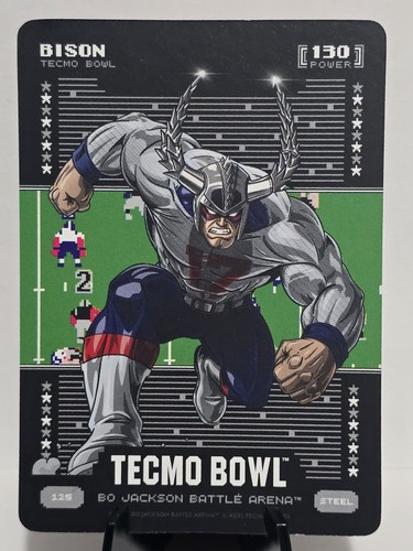 Bo Jackson Battle Arena Tecmo Bowl Bison Josh Allen Steel #125