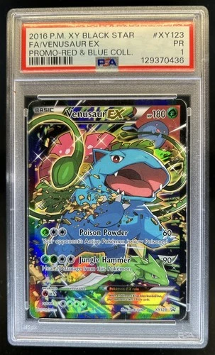 2016 Pokemon XY Promos Venusaur #XY123 PSA 1