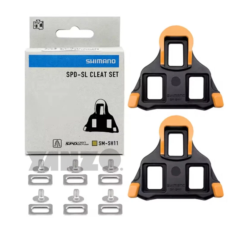 SHIMANO CLEATS SM-SH10 SM-SH11 SM-SH12 红色黄色蓝色 SPD-SL 踏板鞋 自行车 — 第 3/4 张图片