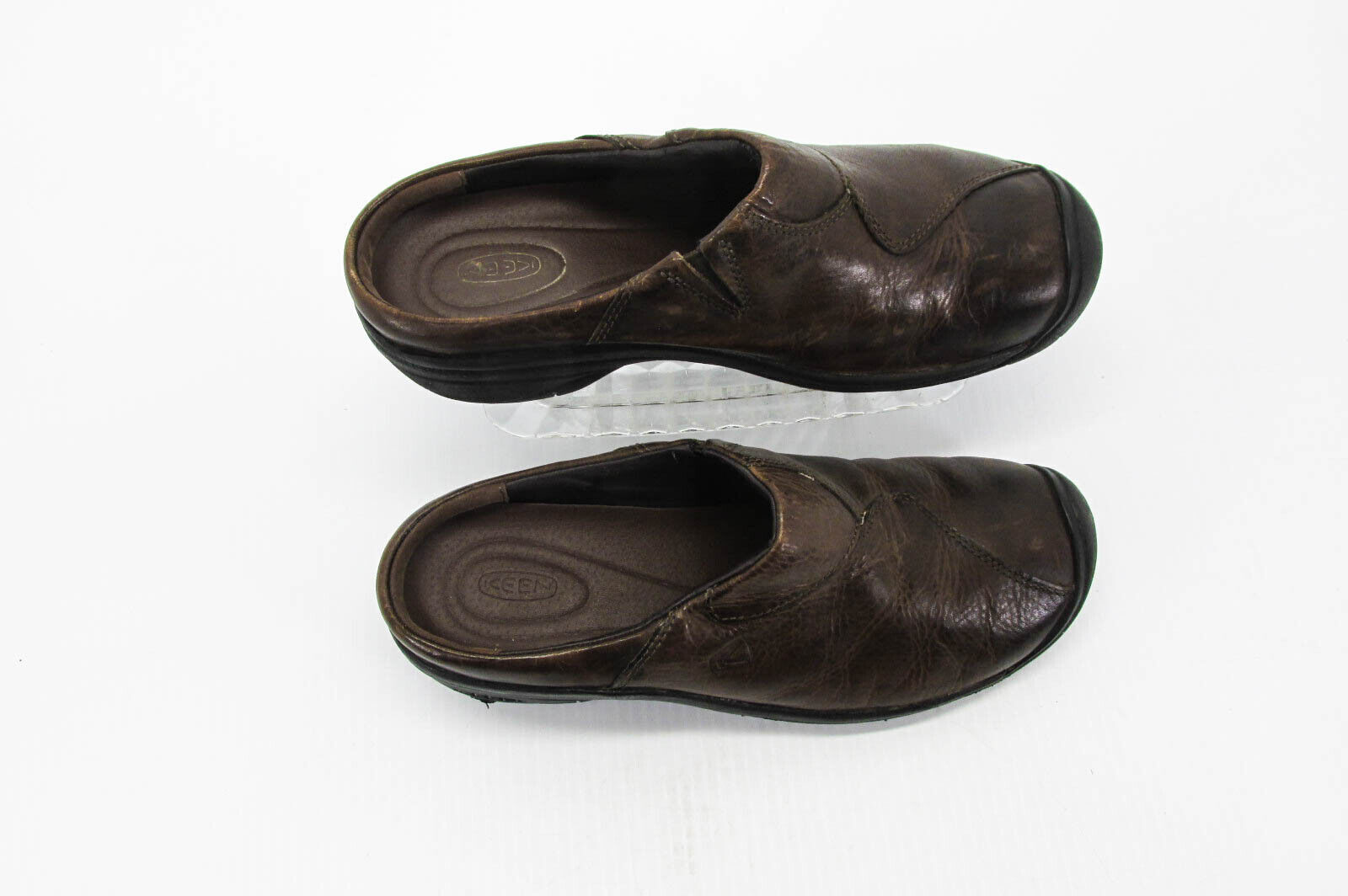 Scarpe da donna Keen Concord taglia 10M marroni da passeggio mulo atletiche usate vq