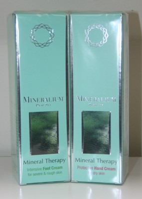 Tolle Cremes ''Mineral Therapy'' Handcreme & Fusscreme v. MINERALIUM je 100ml*NEU 