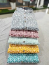 Punjabi Kurta Pajama for Man Indian Lucknowi Work Kurta for Wedding Party Wear