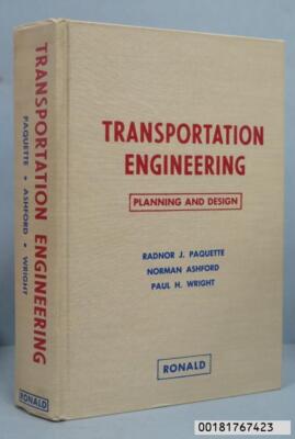TRANSPORTATION ENGINEERING. PLANNING AND DESIGN                  