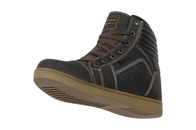 RAXID Sydney Motorcycle Shoes - Waterproof Leather Sneakers, Men's Sizes 8-15 - View #2