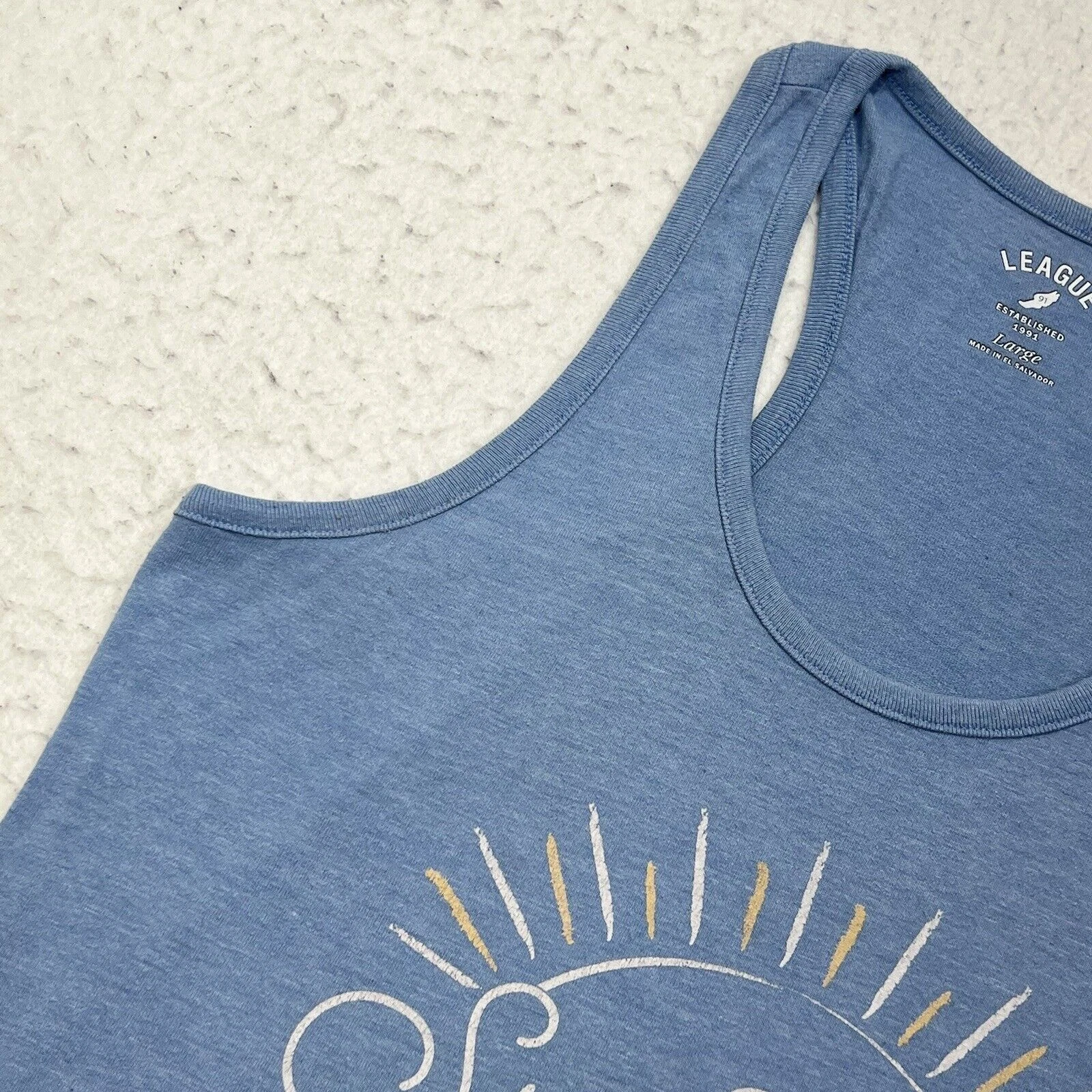 burton sunshine on my mind lake tank-top