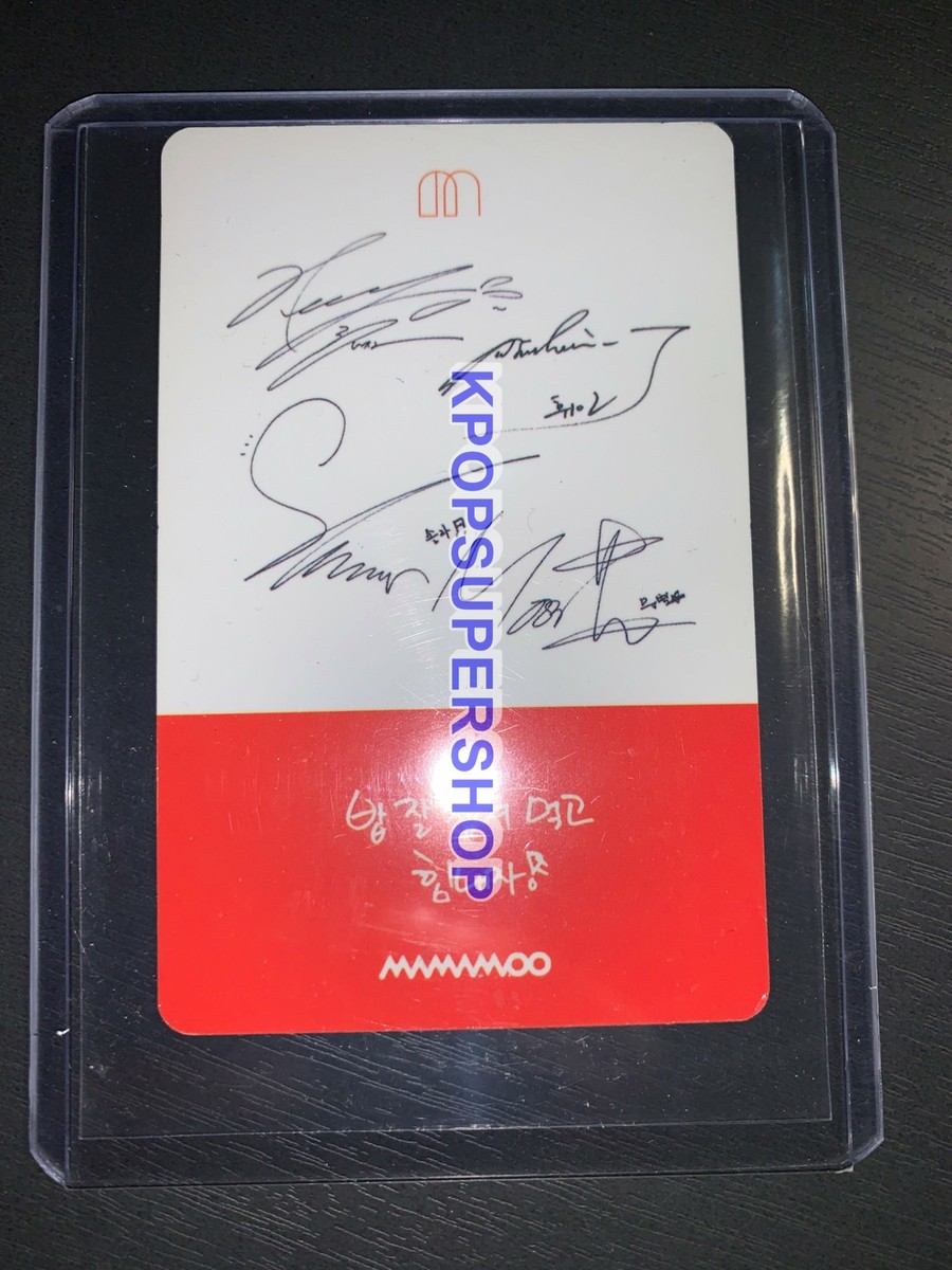 Mamamoo Group Photocard - 1st Album 