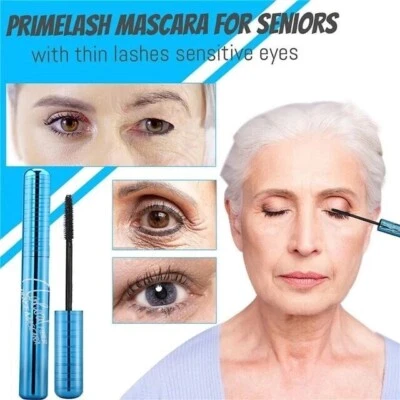 Prime-Lash Mascara for Mature Ladies,Prime-lashMascara for Seniors with Thinning