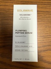 Solawave Solabiome Plumping Peptide Serum Hydrate 1.0 fl oz 30 ml - New Sealed