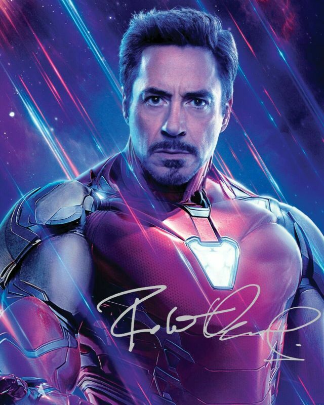 Robert Downey Jr - Iron Man Autograph Signed Photo Print | eBay