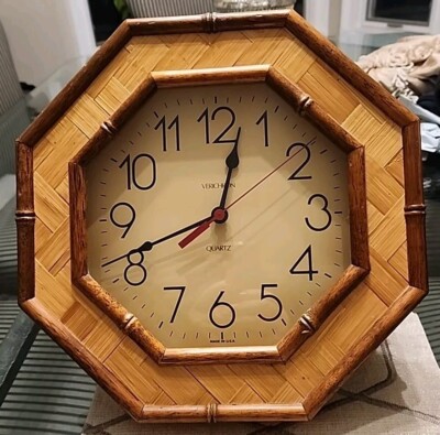 Vintage 1980's Harris & Mallow VERICHRON Quartz Cane & Bamboo