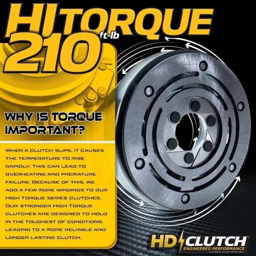 Frizione PTO Big Bearing HiTorque 210ftlb adatta per John Deere ZTrak 5218-91 TCA12522 - Foto 3 di 8