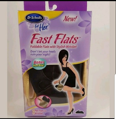 dr scholls foldable flats