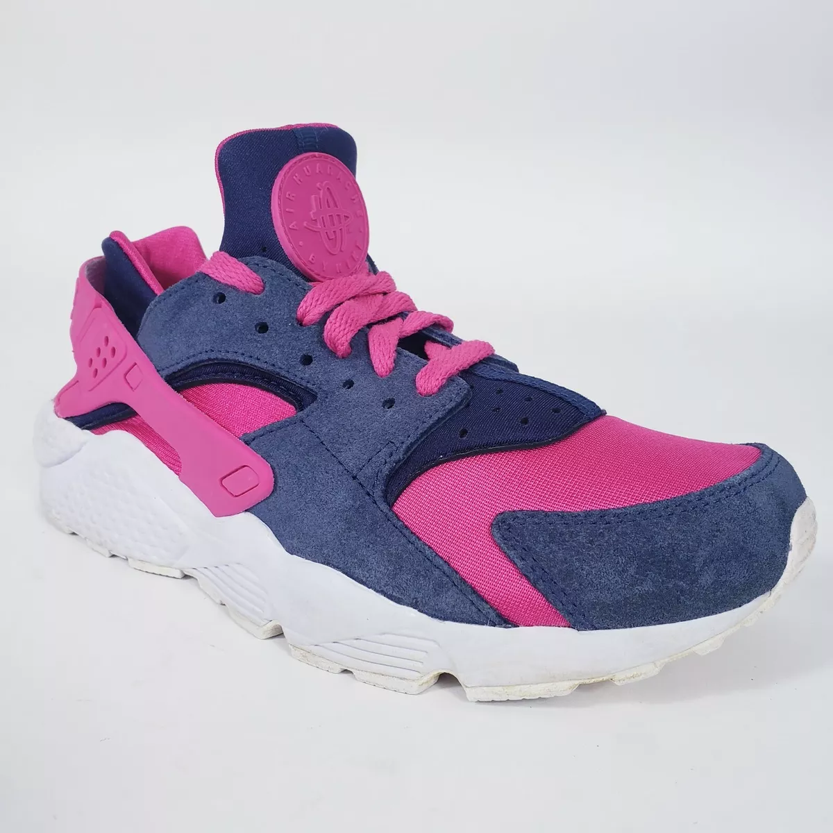 Nike Air Huarache Run Women's Size 8 Pink Blue Custom Running Shoes 777331-972