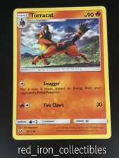 Torracat 16/73 Common Shining Legends Sun & Moon Pokemon Card NM