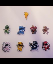 Power Rangers Shoe Charm Set Fits Clogs And Wristbands