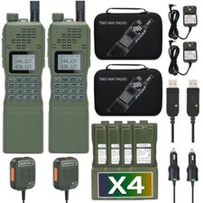 2 PACK BAOFENG AR-152 15W VHF/UHF WALKIE TALKIE LONG RANGE TWO WAY HAM RADIO KIT
