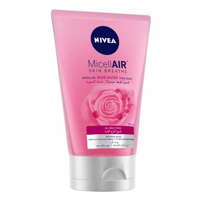 nivea face wash pink