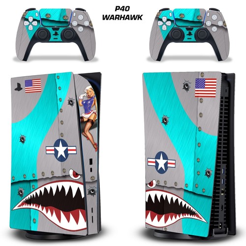 Skin Decal For PS5 Playstation 5 DIGITAL Console + Controller Stickers P40 TEAL - 第 1/3 張圖片