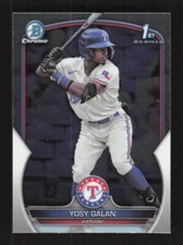 Yosy Galan  2023 Bowman Chrome  1st Texas Rangers #BCP-221