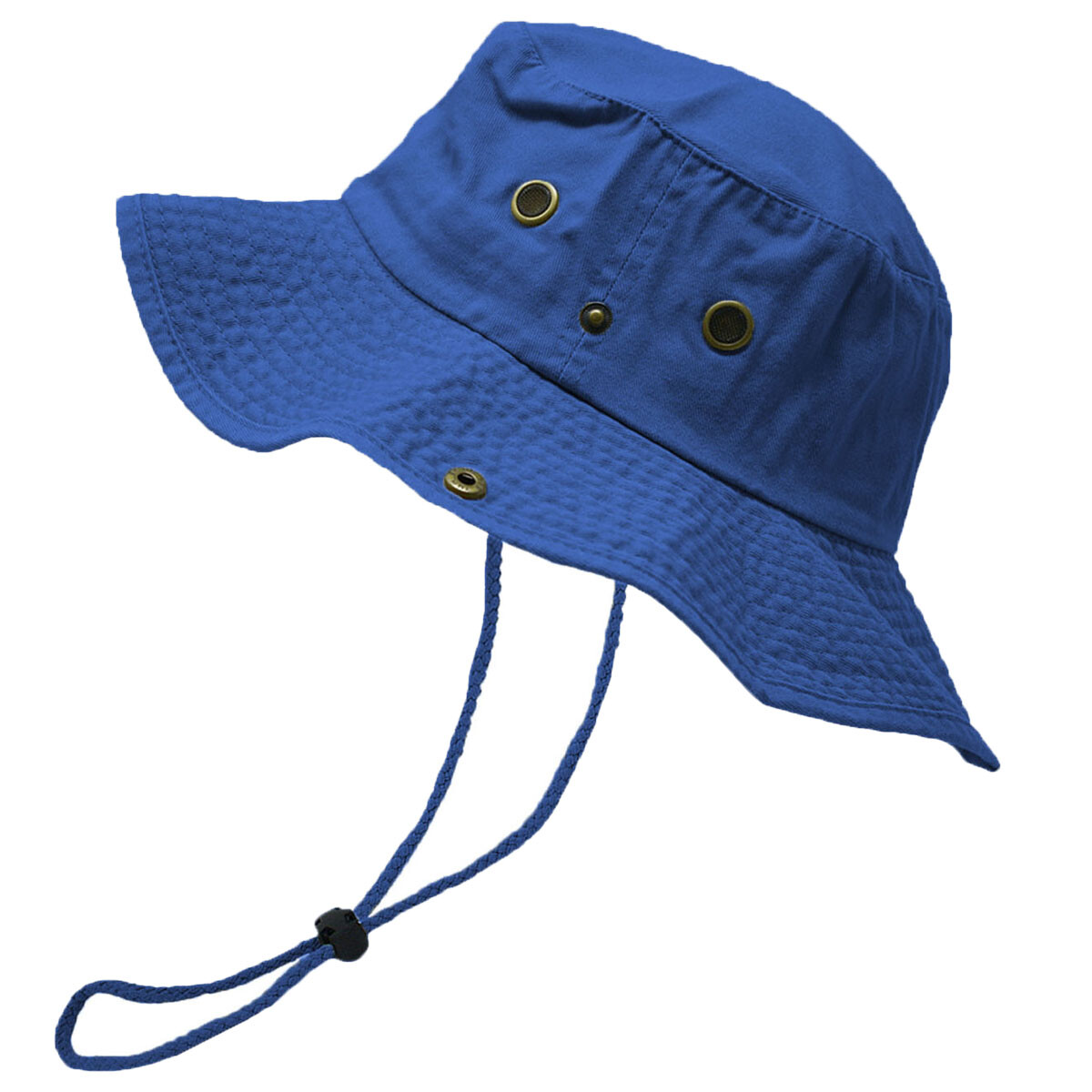 100% Premium Cotton Bucket Hat Fishing Sun Safari with Chin 100% Premium Cotton Bucket Hat Fishing Sun Safari with Chin