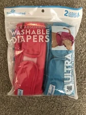 Paw Inspired Dog Diapers Female Washable Reusable Diapers for Dog Heat Sz Lg