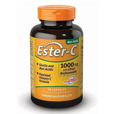 American Health Ester-C with Citrus Bioflavonoids 1000 mg Capsules- 90 Ct