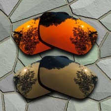 US Red Orange Bronze Copper Polarized Lenses Replacement For-Spy Optic Dirk