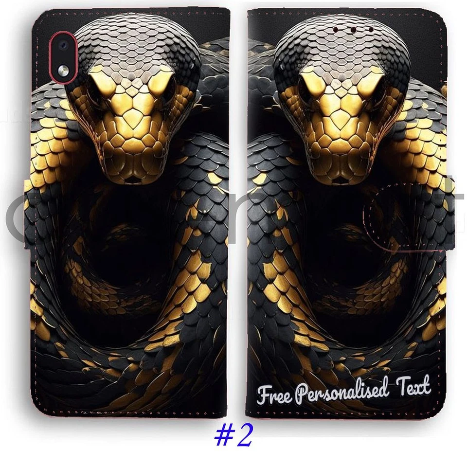 Cubierta de teléfono de texto personalizada para Sony Xperia XZ/XA/X/Z3/Z5/M4 Series - Snake Foto 3 de 4