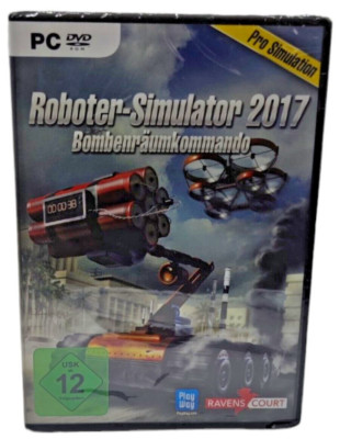  Roboter-Simulator 2017: Bombenräumkommando  (PC DVD Spiel) (DE) OVP SEALED NEU 