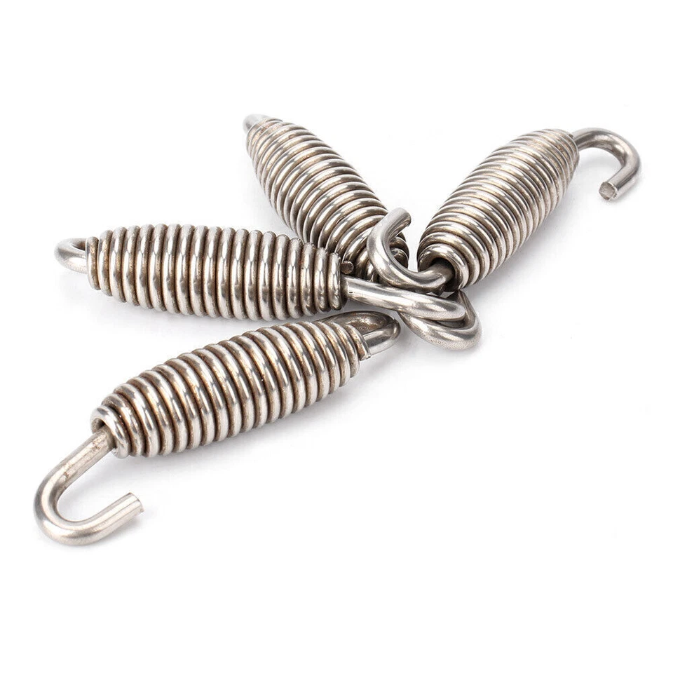 For Honda CR80R CR125R CR250R 50mm Short Outlaw Racing Exhaust Pipe Springs 4x - Image 4 of 4