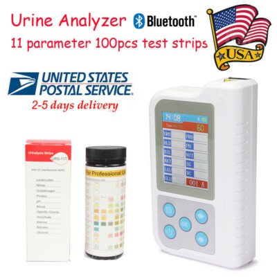 CONTEC BC401BT Portable Urine Analyzer Urine Test Bluetooth &100 PCS Test Strips