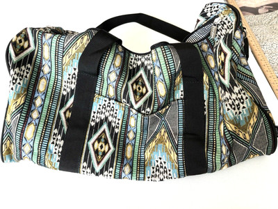 Sazy Bee ~ Southwestern Aztec Design ~ Travel/Duffle Weekender Bag