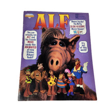 DIAMOND ALF STICKER ALBUM BOOK W/ SOME STICKERS VINTAGE 1987 NO 3D GLASSES