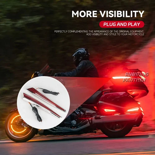 Top Box Trunk Side Light Decorative LED Lamp For Honda Goldwing GL1800 2021-2023 - Picture 1 of 13