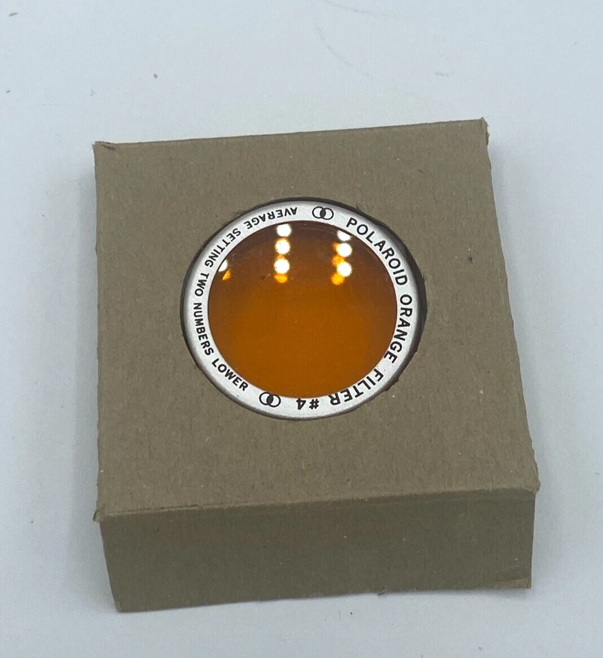 Polaroid Orange Filter #4 (Non-Polarizing) 546 With Box - Land Camera - Image 2 of 4