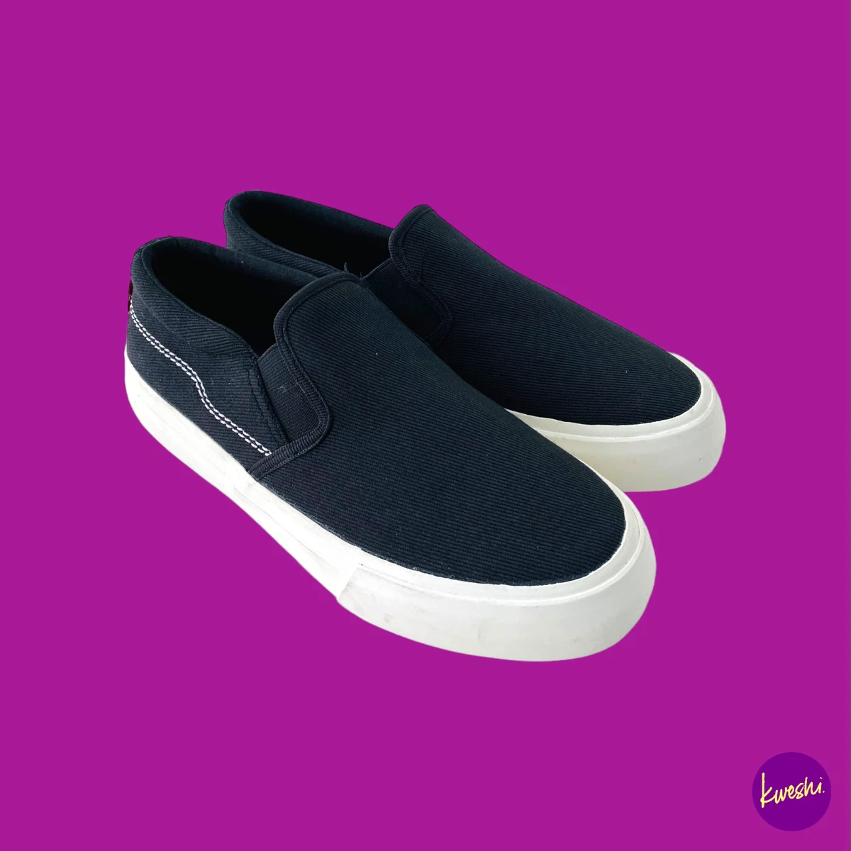 Levi s slip on sales sneakers