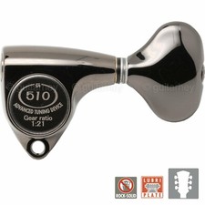 NEW Gotoh SGV510Z-L5 Tuners L3 R3 Guitar Tuning Keys 1:21 Ratio, 3x3 COSMO BLACK