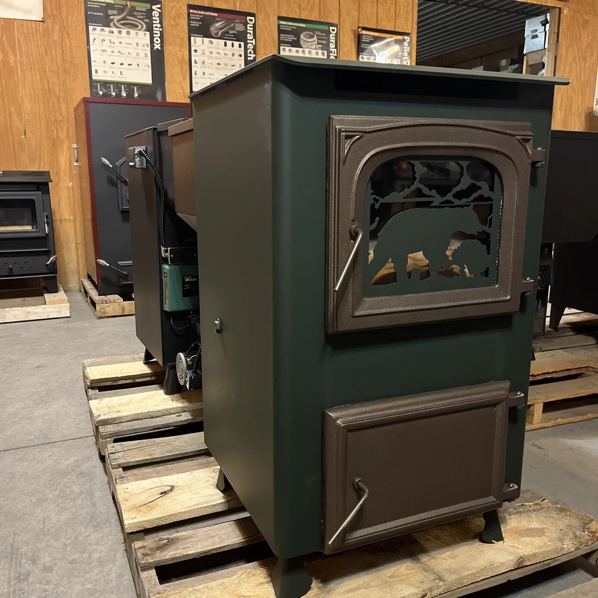 Keystoker 105,000BTU top vent coal stove NEW free shipping! | eBay