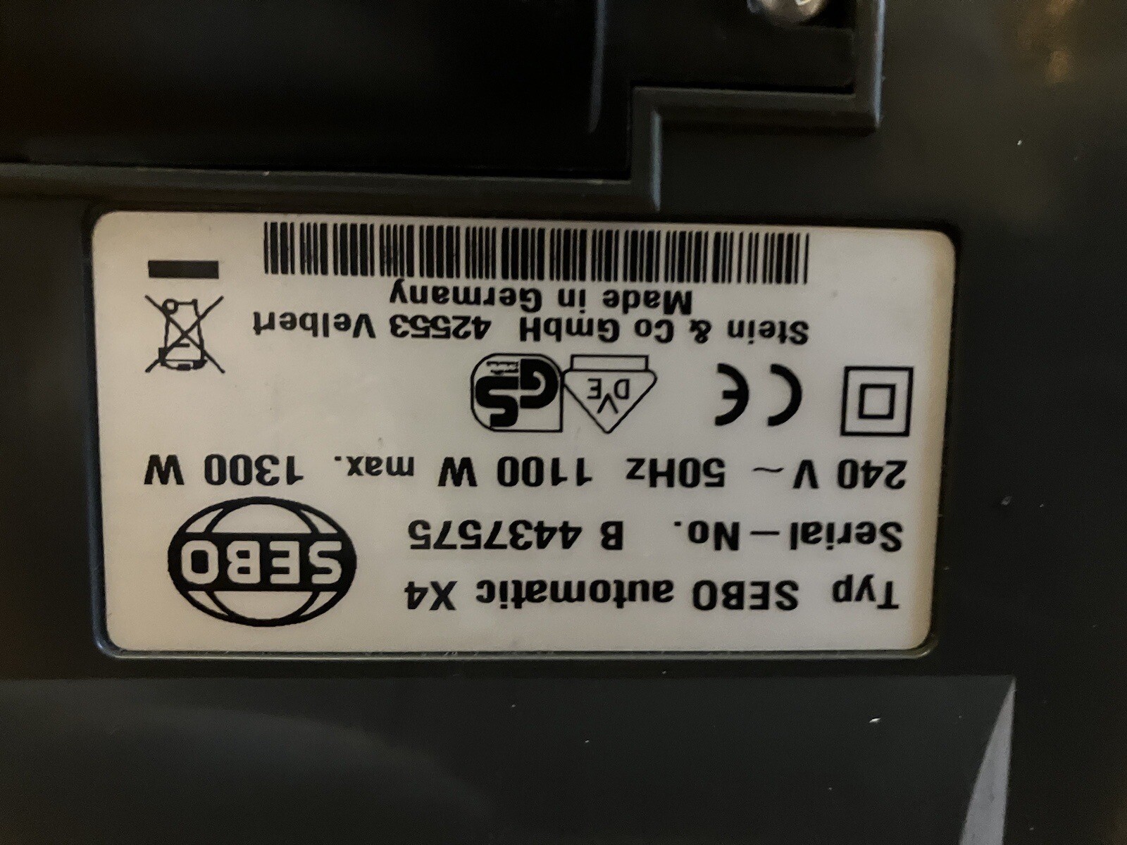 sebo x4 vacuum cleaner eBay