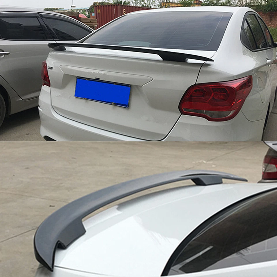 Universal Painted Black Fit For Park Avenue 97-05 Rear Trunk Lip Spoiler Wing - Image 4 of 4