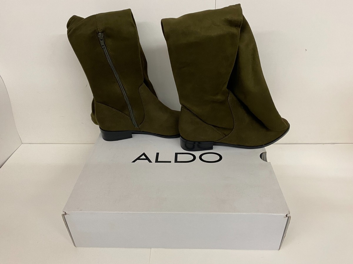 Women's Aldo Over the Knee Boots SZ Elinna -44 Light Green
