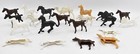 Wild West Cowboys & Indians 3" Plastic Horses Toy Figure Lot E