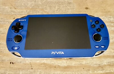 Sony PS Vita 1000 OLED - Blue *GREAT* + 8GB Sony Memory Card + Charger