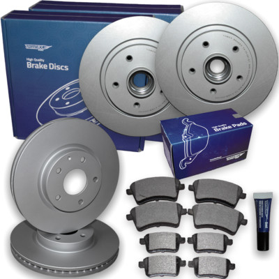 Peugeot Partner 1,6 HDI  komplett Bremsen Satz Bremsscheiben Bremsbeläge Tomex