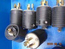 LOT OF 2 Pass & Seymour L5-15 15A 125V Twist Lock Plug **FREE SHIPPING**